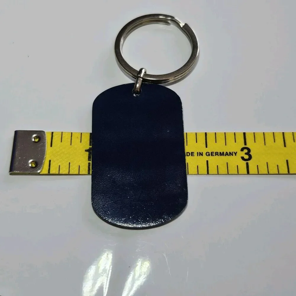 Dallas Cowboys NFL Football Keychain Backpack Pull Navy Blue Silver Tone